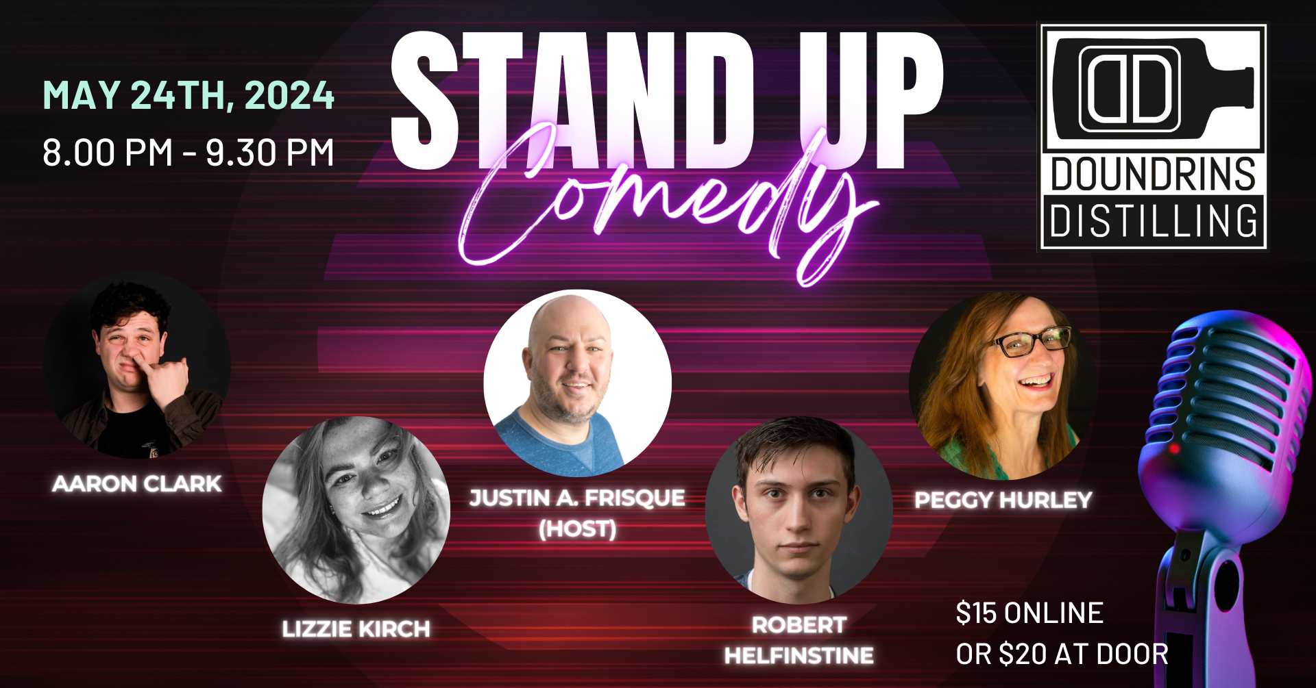 Stand up Comedy w/ Justin & friends - May 24