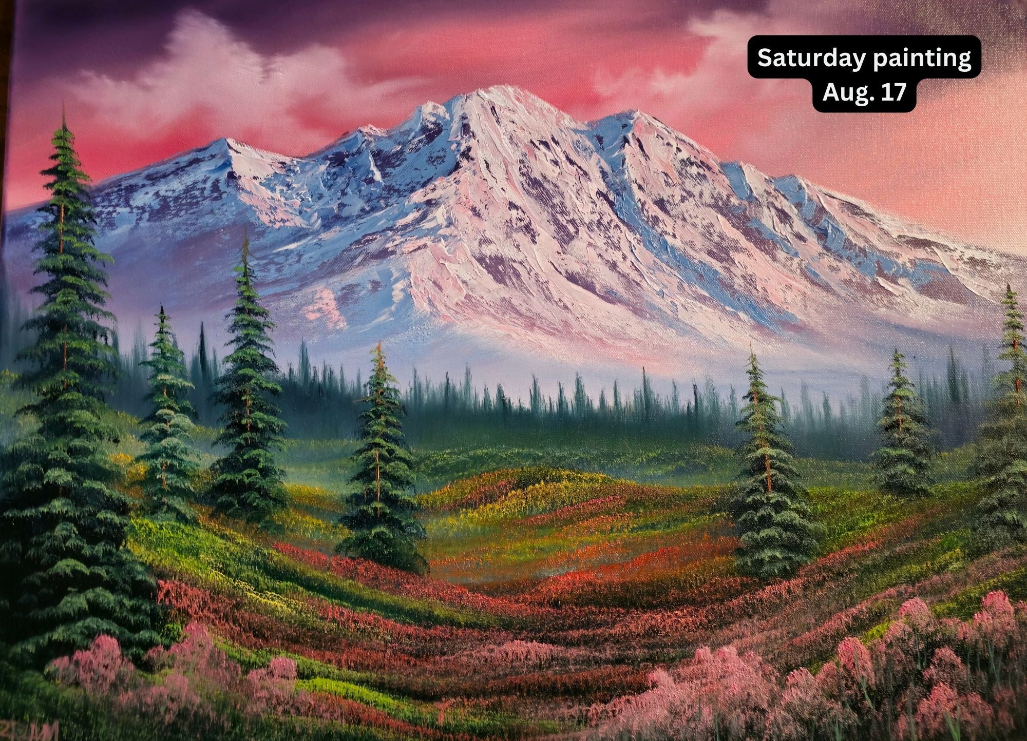 Bob Ross Painting Workshops with Certified Instructor Bram Bevins